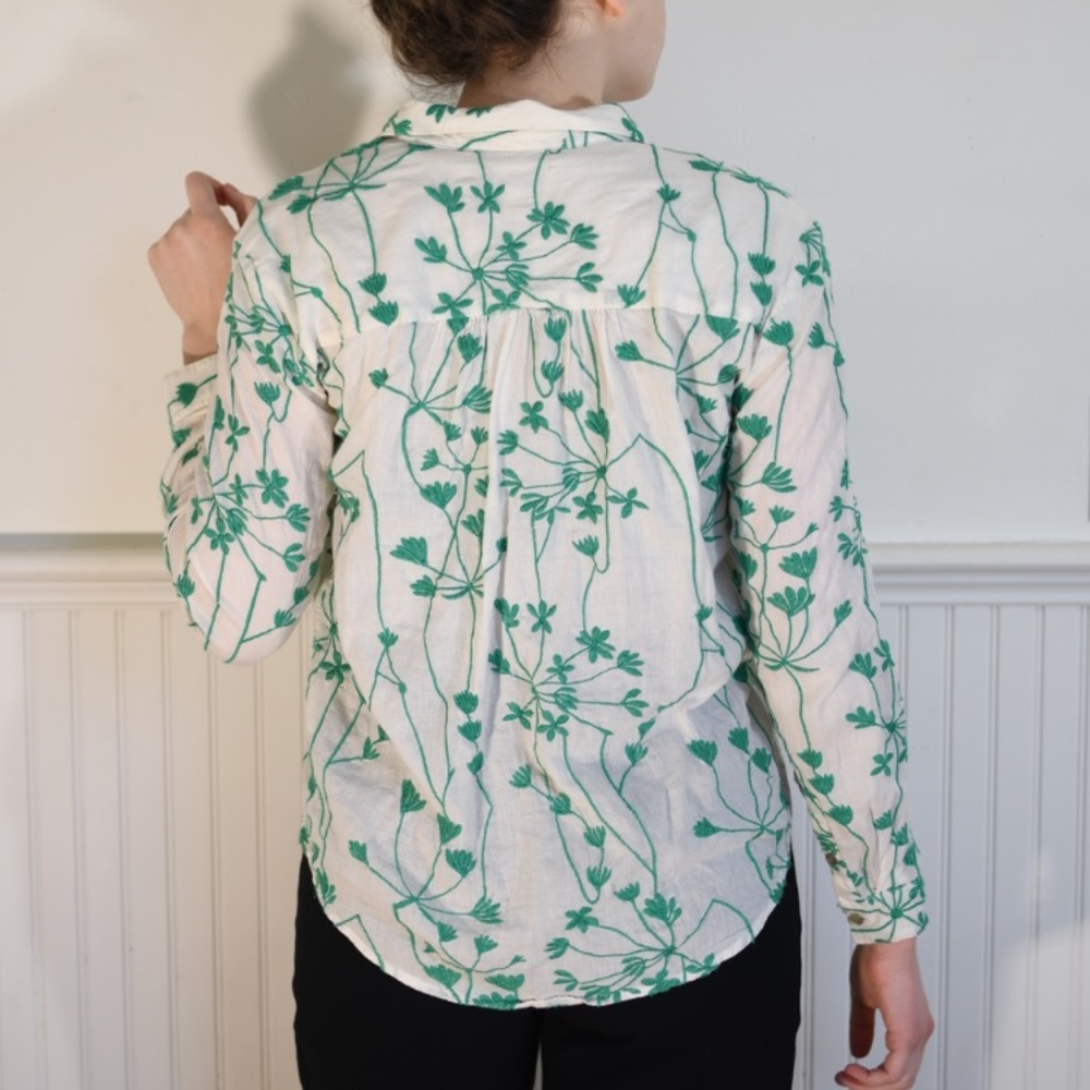 Anthropologie Vine Button down Shirt